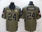 Nike Browns 24 Nick Chubb Olive 2021 Salute To Service Limited Jersey Dzhi,baseball caps,new era cap wholesale,wholesale hats